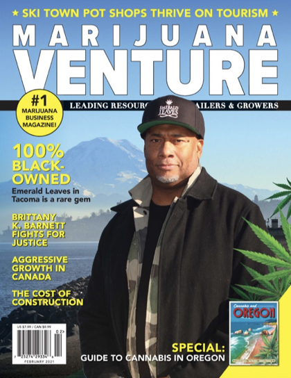 Duane Dunn on Marijuana Venture Magazine Cover