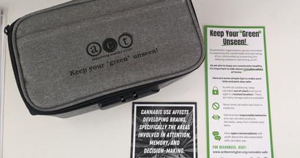“Keep Your Green Unseen”: ACT distributes free lockable stash bags in Bennington, Vermont